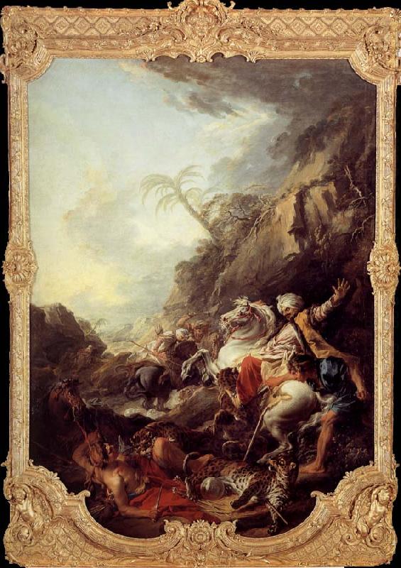 Leopard Hunt, Francois Boucher